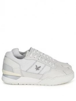 Image of Lyle & Scott Severin Trainer, White/Grey, Size 8, Men