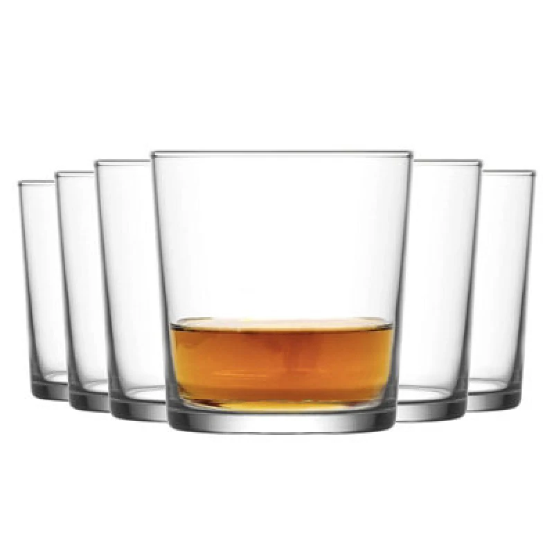 Image of LAV Bodega Water Glasses - 345ml - Clear - Pack of 6 Clear unisex