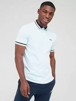 Image of BOSS Paddy 2 Regular Fit Polo Shirt - Blue Size 2XL, Men