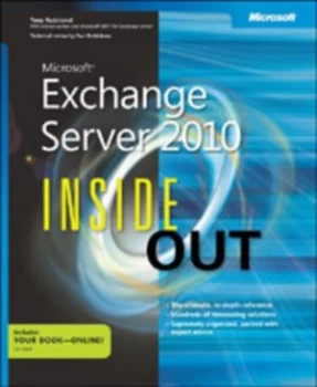 Image of Microsoft Exchange Server 2010 inside Out by Tony Redmond Paperback
