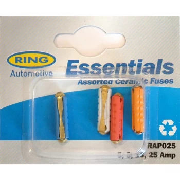 image of Ring Blade Fuses Continental Fuses 5, 8, 16, 25 amp