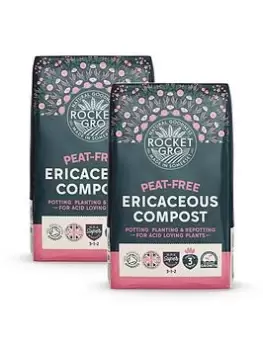 Image of Pair Of Rocket Gro Peat-Free Ericaceous Compost (100L)