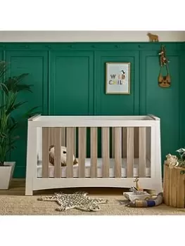 image of Cuddleco Ada Cot Bed - White And Ash