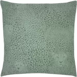 Image of Hidden Cheetah Cushion Sage - Sage - Furn.