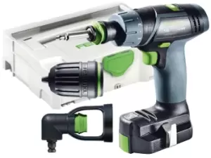 image of Festool TXS LI 2.6 SET 10.8v 3in1 Cordless Drill 2x2.6Ah in Systainer