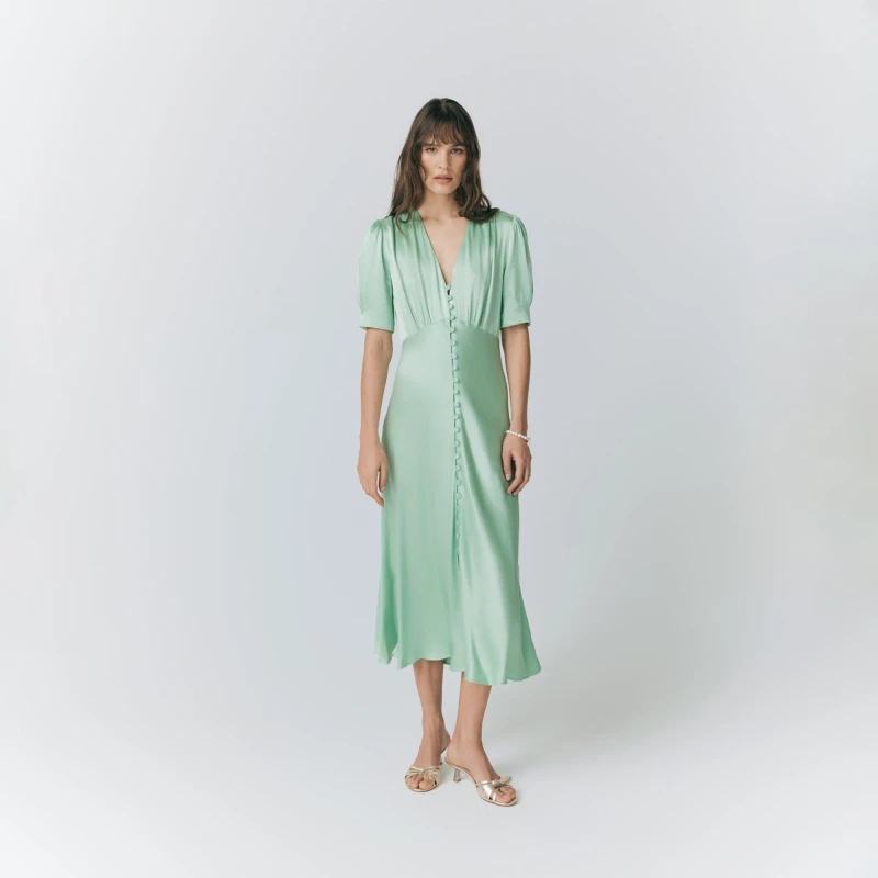 Image of Ghost Ghost Madison Dress - Green Green 10
