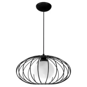 image of Milagro Pendant Lamp Kronos Black 1 x E14