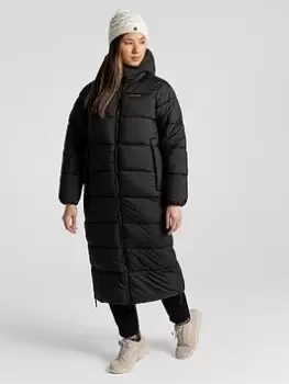 Image of Craghoppers Narlia Long Jacket - Black, Size 14, Women
