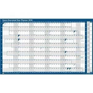 image of Original Sasco 2018 Unmounted Oversized Year Planner