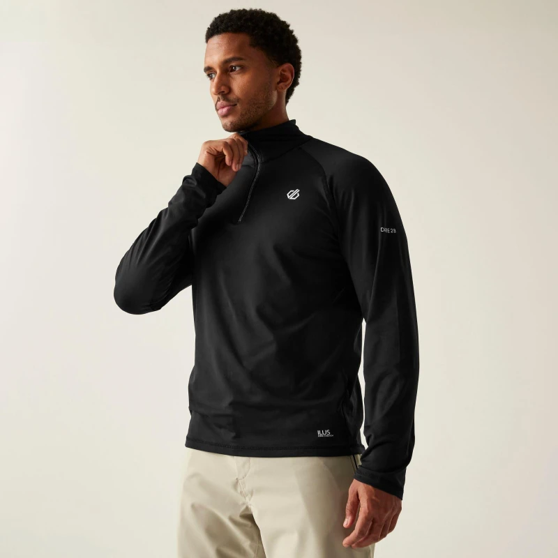 Image of Dare 2b Dare 2b Men 'Fuse Up II' Active Stretch Fleece in Charcoal Size: 3X-Large Charcoal XXXL Male 5057538050170
