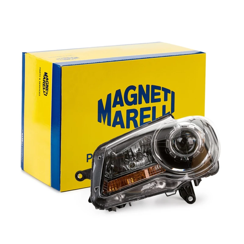 Image of MAGNETI MARELLI 711307022704 Headlights W5W, Left, with motor for headlamp levelling, Halogen Headlight (259)