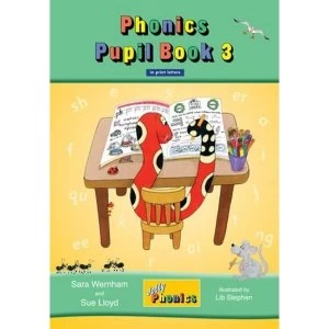 Image of Jolly Phonics Pupil Book 3 (colour edition): in Precursive Letters (BE) by Sue Lloyd, Sara Wernham (Paperback, 2011)