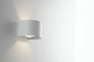 Image of DELTA Outdoor 2 Light Up Down Light White, IP54 675lm 3000K 14x12x10cm