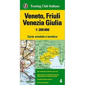 Image of Veneto / Friuli Venice / Giulia 4 Sheet map, folded 2016
