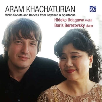 Image of Hideko Udagawa (violin) - Aram Khachaturian: Violin Sonata and Dances from Gayaneh &... CD