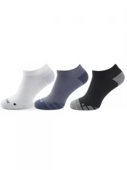 Image of Mens Nike No Show 3 Pack Socks Multi Coloured