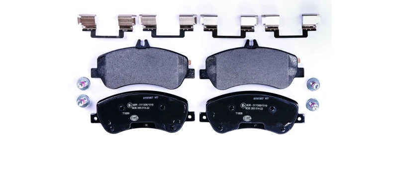 Image of HELLA Brake pad set HELLA 8DB 355 014-221