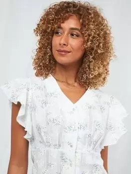 image of Joe Browns English Meadow Blouse -white, White, Size 8, Women