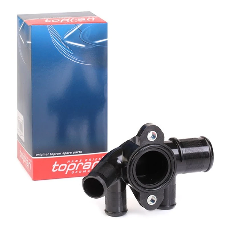 Image of TOPRAN 720 176 Coolant Flange Plastic, Crankcase, with gasket/seal Plastic Coolant Flange (3219)