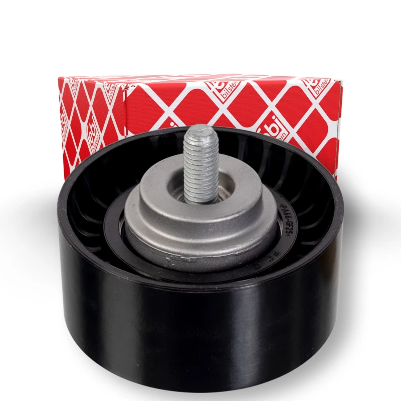 Image of FEBI BILSTEIN 19488 Idler Pulley with screw Plastic Deflection/Guide Pulley,v-ribbed belt (312)
