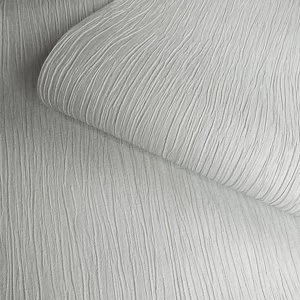 image of Holden Decor Loretta Grey Texture Metallic effect Smooth Wallpaper