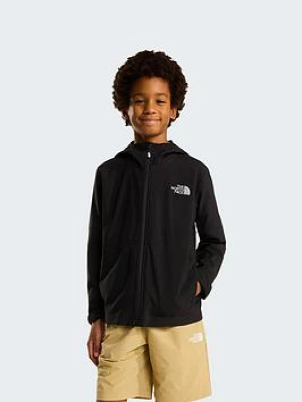 Image of The North Face Unisex Kids On Trail Fleece Tracksuit Top - Black Unisex M