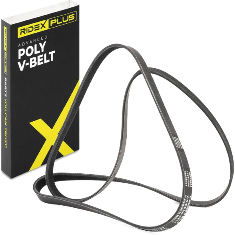 Image of RIDEX PLUS 305B0284P V-ribbed belt Polyester Fabric V-Ribbed Belts (305)