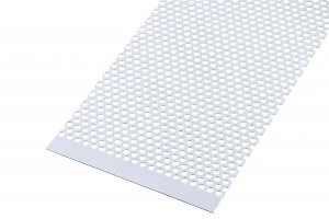 Image of Wickes Metal Sheet Perforated Round Hole 1.5mm Anodised Aluminium 250 x 500mm