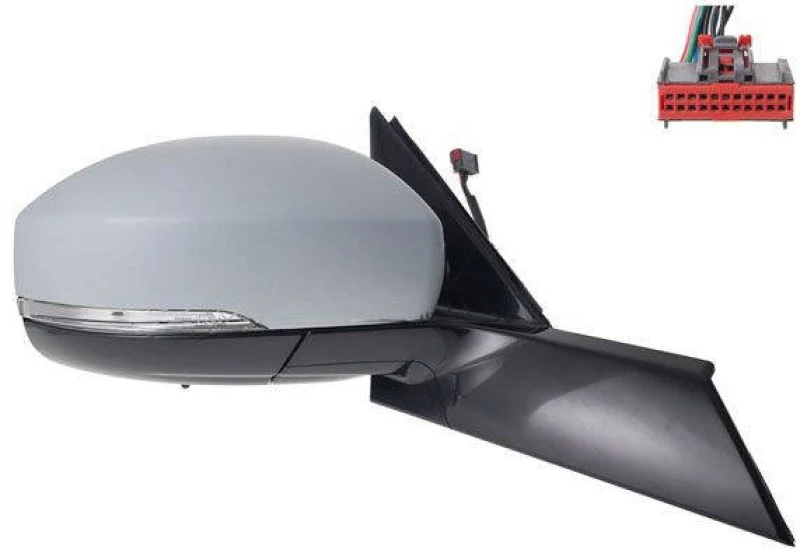 Image of ALKAR 9040081 Wing mirror Right, Electric, Convex, primed Outside Mirror (50)