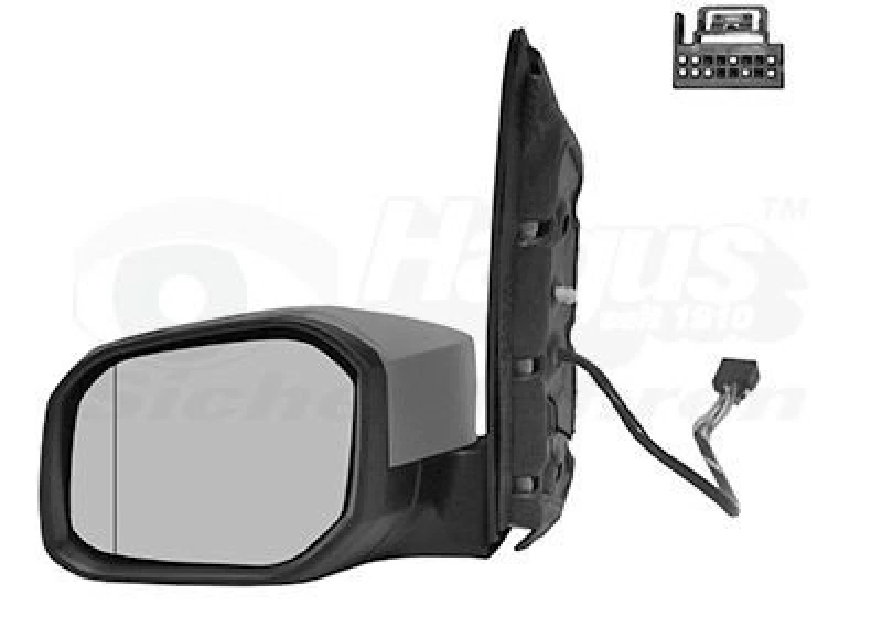 Image of VAN WEZEL Wing mirror VAN WEZEL 5854815