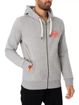 Image of Vintage Neon Zip Hoodie