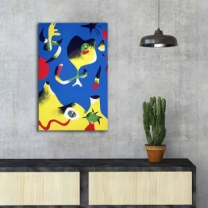 Image of FAMOUSART-036 Multicolor Decorative Canvas Painting