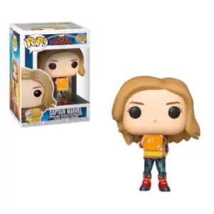 image of Marvel Captain Marvel with Lunchbox Pop! Vinyl Figure