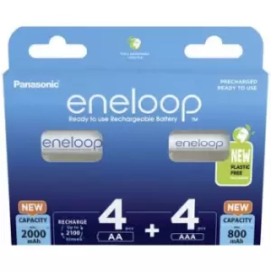 Image of Panasonic Battery set AAA, AA 8 pc(s)