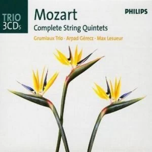 image of Complete String Quintets Grumiaux Trio Gerecz Lesueur by Wolfgang Amadeus Mozart CD Album