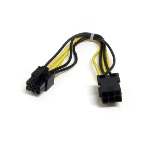 Image of 8in 6 pin PCI Express Power Extension Cable