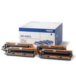 Image of Brother DR230 Black and Tri Colour Laser Drum Cartridge