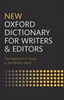 Image of New Oxford Dictionary for Writers and Editors Hardback