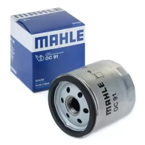 image of MAHLE Original Oil filter OC 91 Engine oil filter