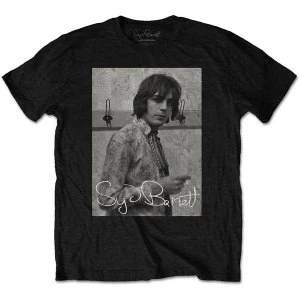 Image of Syd Barrett - Smoking Mens Large T-Shirt - Black