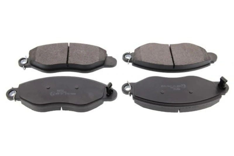 Image of MAPCO 6569 Brake pad set Front Axle, incl. wear warning contact, with anti-squeak plate Brake Pad Set,disc brake (402)