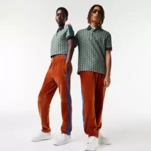 Image of Lacoste Velvet Trackpants, Liquor, Male, Pants, XH0661-00-3PB