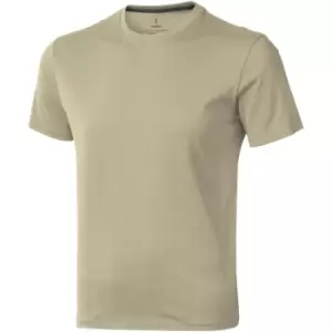 image of Elevate Mens Nanaimo Short Sleeve T-Shirt (XS) (Khaki)