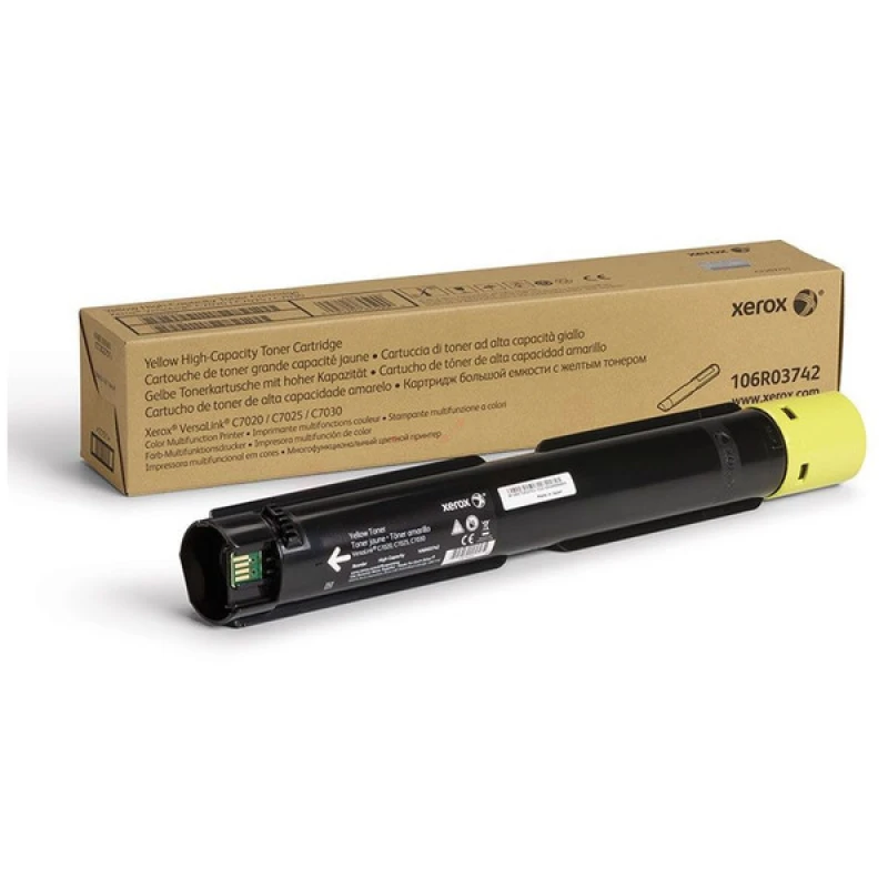 Image of Xerox 106R03742 Toner-kit yellow high-capacity. 9.8K pages for Xerox V