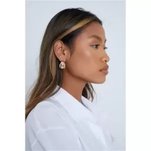 I Saw It First Gold Chunky Huggy Hoops - Metallics