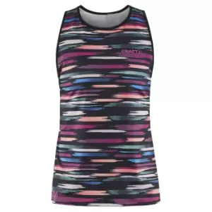 image of Craft Womens/Ladies CTM Distance Painted Effect Mesh Tank Top (M) (Multicoloured)