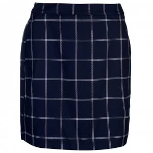 Vero Moda Vero Bell Check Skirt - Night Sky