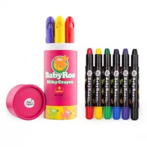 image of Silky Washable Crayon Baby Roo 6 Colours