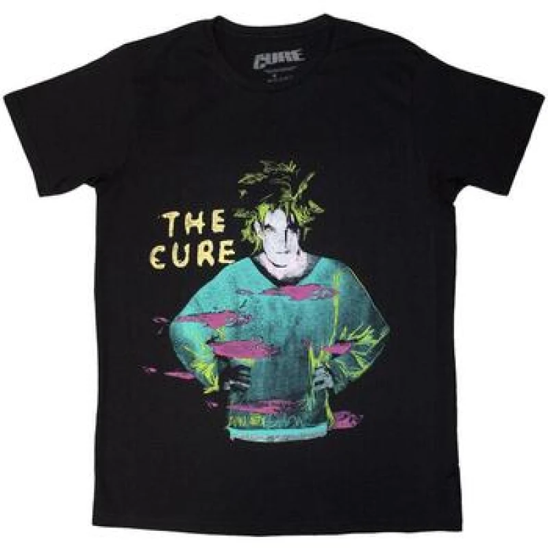 Image of The Cure Mens Beach Party T-Shirt in Black Size: Medium Black Male M