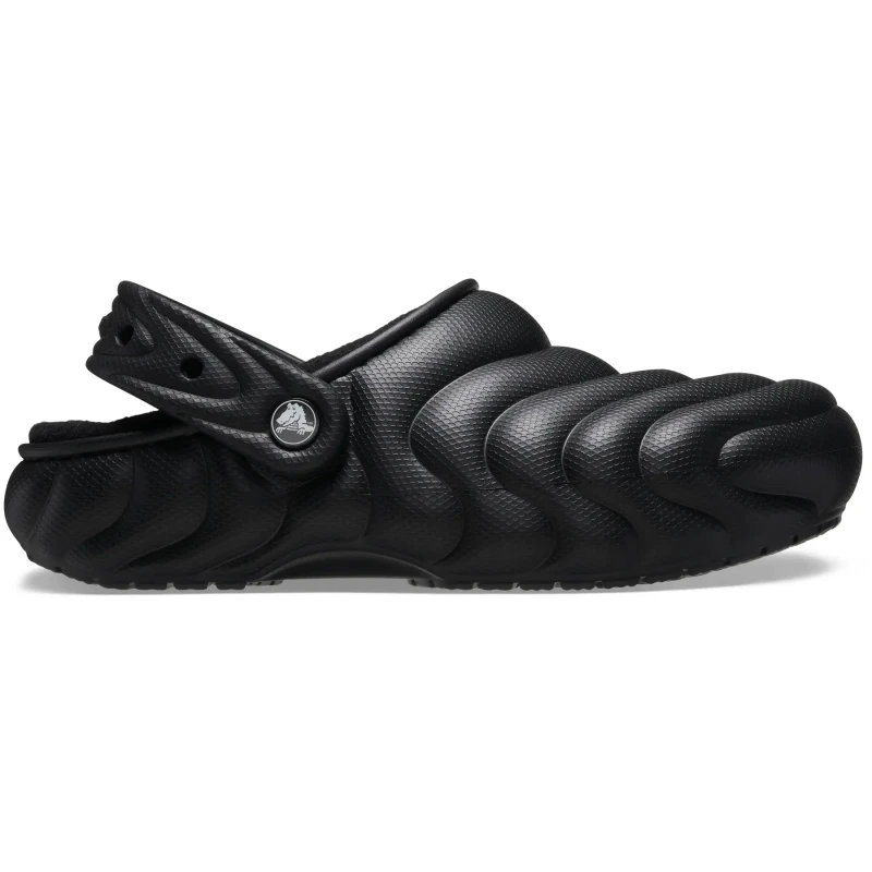 Image of Crocs Unisex Classic Lined Overpuff Clogs Black W7/M6